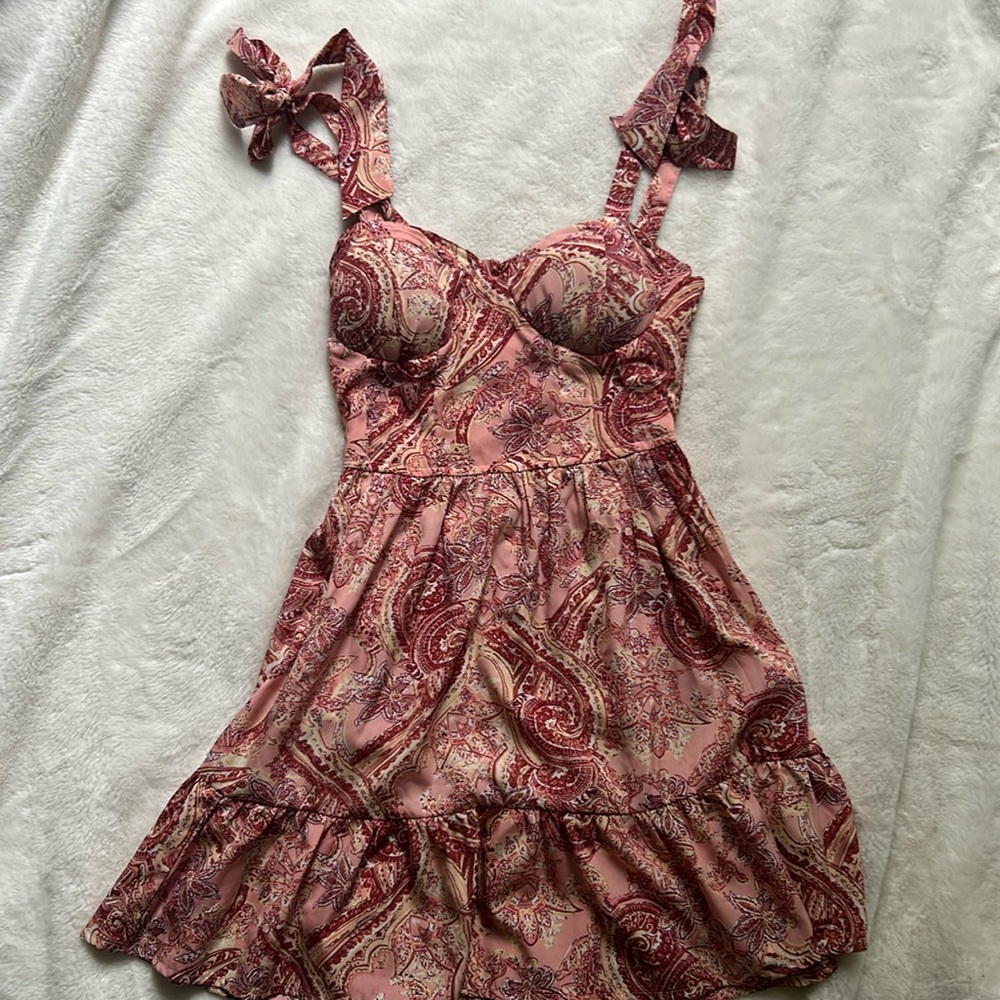 pink mini dress